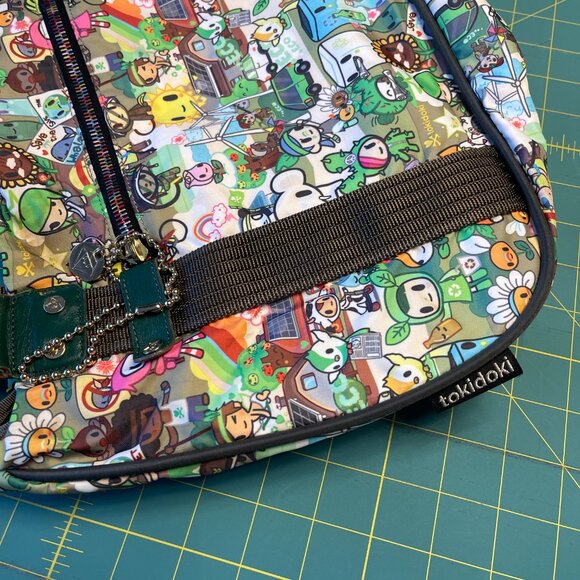 Tokidoki Eco Mondo/Living Green Mascots Shoulder Tote Handbag Purse - Picture 3 of 4